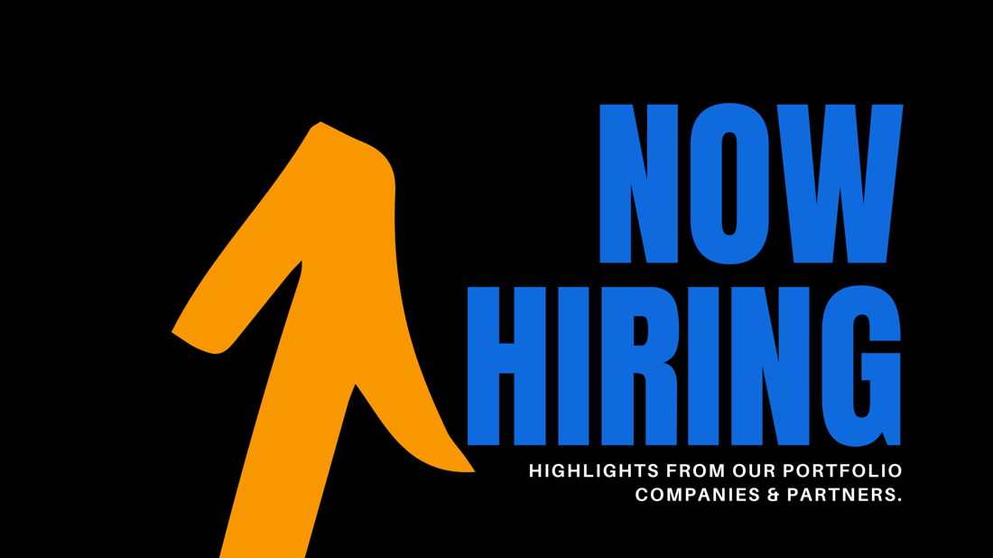 Now Hiring Banner - Promoting TechNexus Ecosystem Jobs