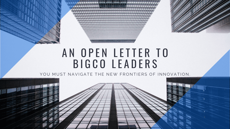 Open Letter to BigCos - Cover Photo