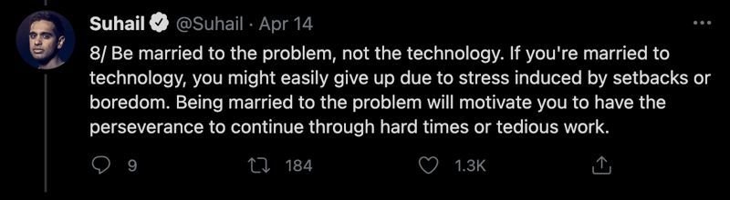 Suhail Tweet - April 14